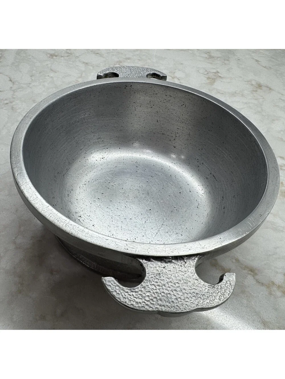 Vintage Guardian Service Hammered Aluminum Pot Bowl Casserole 6 inch Cook Ready